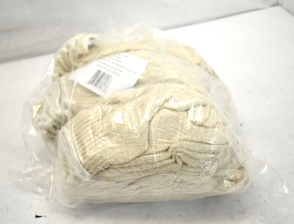 Lot of 35 Pairs Safety Zone GSLW-MN-2C-NRB String Knit Gloves NNB RN66741