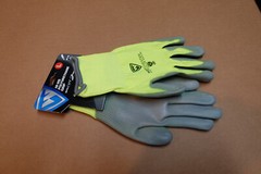 New Westchester Hi-Viz Premium Polyurethane Coated Palm Work Gloves / A2 – Large