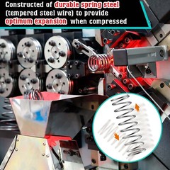 Compression Spring Steel 0.4mm Wire Dia 3mm – 10mm OD Small Pressure Springs