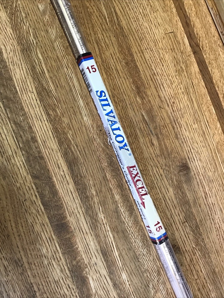 Wolverine Silvaloy 15 Silver Brazing Rods .050″ x 1/8″ 28 Sticks Sil-fos