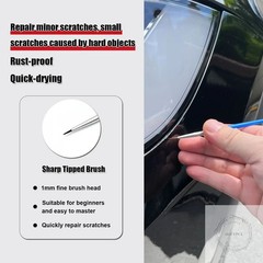 Car Touch Up Paint(Pearl White Multi-Coat(PPSW)) for Tesla Model Y/3/S/X, 2 in 1