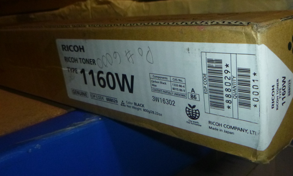 888029 Toner Cartridge Type 1160W for Ricoh 240W 470W 480W MPW3600