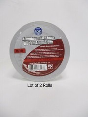 Intertape (89269) UL723 Ruban Aluminum Foil Tape 2″ x 50 yds x 3 mm Lot Of 2