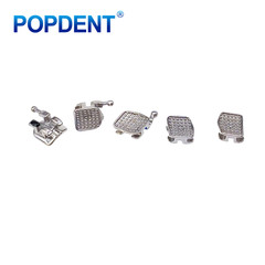 POPDENT Dental Orthodontic Metal Brackets MIM MBT/ROTH 022/018 345H Monoblock