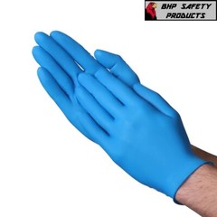 Blue Nitrile Disposable Exam Grade Gloves – Chemo Tested – 4.0 mil – Box of 100