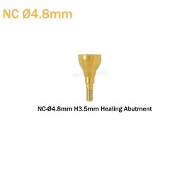 Dental Healing Abutment NC Ø3.6/4.8mm Dia Cover Screw fits ITI Straumann BL/BLT