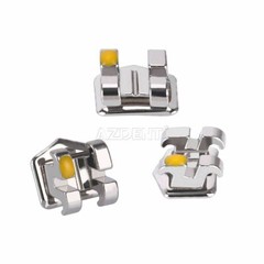 AZDENT Orthodontic Dental Brackets Braces Mini Roth Slot.022 Hooks 3 Metal