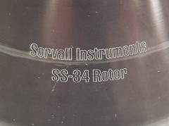 Du Pont Thermo Sorvall SS-34 Fixed Angle Centrifuge Rotor 20500rpm 8x50ml w/ Lid