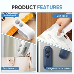 Mini Bag Sealer Rechargeable Vacuum Bag Seal 2 In 1 Sealing Machine with Cutter