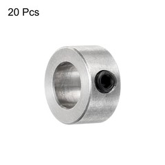 20pcs Set Screw Collars 8mm Bore Shaft Collars, 14mm OD, Stainless Steel