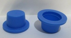 x50 1/2″ Tapered Blue Cap Plug LDPE 10-05062 LF15A Alliance Plastic protective