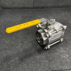 3″ TCI 316/316L TC 3000S 3-pieces socketweld Ball Valve w/ o-ring, silicone free