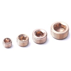 20PCS Pipe Plug 1/8″ 1/4″ 3/8″ 1/2″ Male Thread Hex Internal Head Socket Fitting