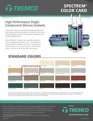 Tremco Spectrem 3 “Off-White” Silicone Building Sealant, Case of (15) Sausages