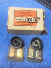 NOS NIB 2 Cutler Hammer # 1361B Thermal Overload Heater Coils H1361B, 9586H1361B