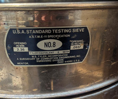 18″ USA Standard Testing Sieve Brass, Size No. 40,10,4,1/2