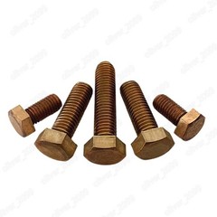 DIN933 M6 M8 M10 M12 Copper Silicon Alloy Hexagon Head Bolts Screws