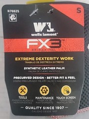 Wells-Lamont-Men’s Black FX3 Flex Fit Feel Cool Synthetic Leather Gloves: S-XL