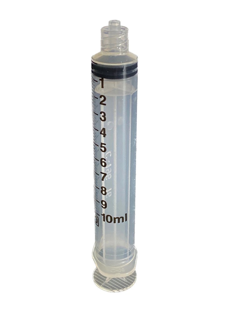 (100) Laboratory 10mL General Use Graduated Plastic Syringes w/Luer-Lok Tip Bulk