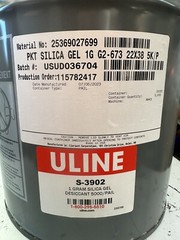 (5000/Pail) ULINE Silica Gel Desiccants 1-Gram Size Packets 5-Gallon Pail S-3902
