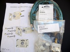 Accutron 27793, Oxygen Outlet, Stand-Alone With Female Q/C W/ 6 ft O2 Diss Hose