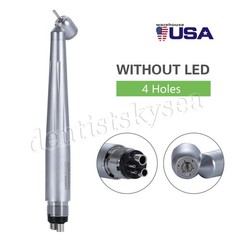 Dental Surgical 45° High Speed Handpiece Push Button Single Water Spray 4HOLE