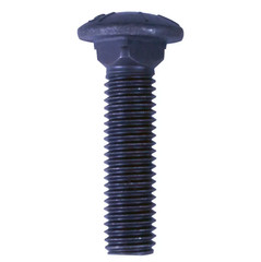 1/2-13 x 2 Carriage Bolts Grade 8 Plain Finish Coarse Thread – Qty 10