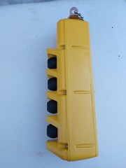 BRAND NEW P&H 596 4-BUTTON PENDANT PUSHBUTTON CRANE HOIST CONTROL STATION