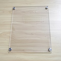 FixtureDisplays 8.5″ X 11″ Modern Acrylic Picture Frame with Standoff Hardware