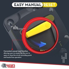 Rayne’s World 2 PACK 80 Amp Heavy Duty Circuit Breaker Manual Reset DC 12-48V…