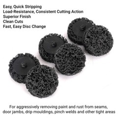 10PCS 2″ Roll Lock Die Grinder Stripping Paint Rust Removal Wheels Sanding Discs