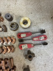 Lot of Copper Sweat Plumbing Fittings : 1/2″ 3/4″Mixed, Includes Solder /Brushes