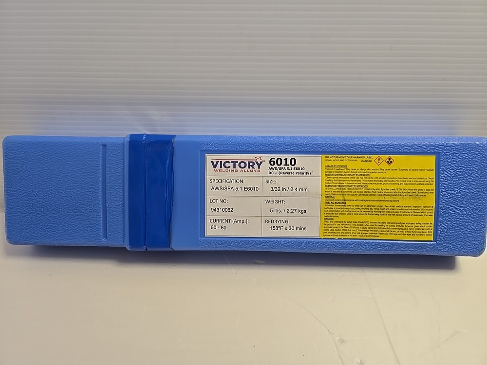 E6010 3/32″ 5Ibs Stick Welding Electrode 6010 Welding Rods 1 Pack 5Ibs