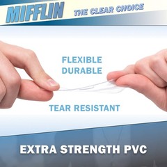 Mifflin-USA Plastic Vertical Card Holder (3×4 Inch, Clear, Bulk 100 Pack) Qui…
