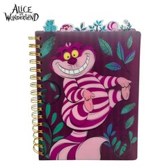 Cheshire Cat Spiral Bound Notebook 144 Lined Pages Alice In Wonderland 8X7