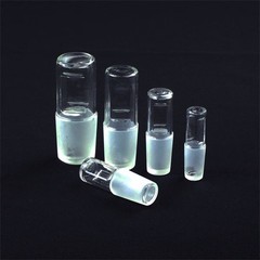 Various Sized Glass Hollow Stopper Flask Plug Chemistry Laboratory Glassware