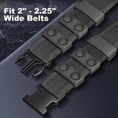 5PCS Duty Belt Keepers Nylon Basketweave Keepers for Police Tactical Molle Belts