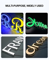 100ft 8mm Channel Letter Coil Aluminum Trim Cap Strip for Making Sign Lightbox