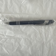 20 Count Lot Metal Retractable Pens wStylus BLUE High Quality Heavy New