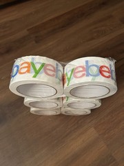 NEW eBay Color Logo Shipping Tape 2” 75 Yds 6 Pack Sealed