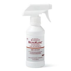 MicroKlenz Antimicrobial First Aid Antiseptic, 8 oz, Each