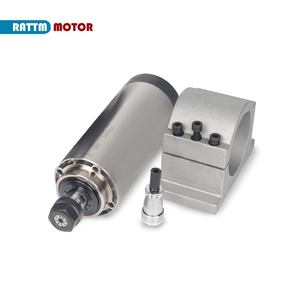 US SHIP】2.2KW 110V Air Cooled CNC Spindle Motor ER20 24000RPM 15A+80MM Mount