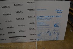 Polycarbonate Clear Lexan Sheet MR-10 Margard Scratch Resistant 1/8″ x72″ x 24″
