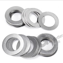 100pcs Shim Washers 0.1mm / 0.2mm / 0.3mm / 0.5mm Thick DIN 988 High Quality