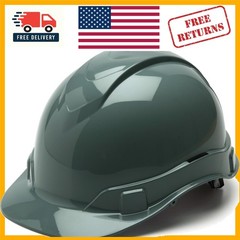 ANSI Z897.1 Certified Slate Gray Cap Style Hard Hat – Comfortable Protection