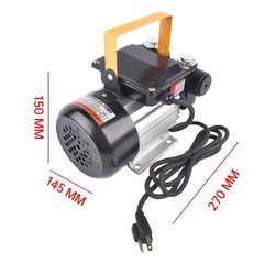 AC Fuel Transfer Pump Refueling Gun Kit 16GPM 110V 60Hz 550w Self-Priming 16ft