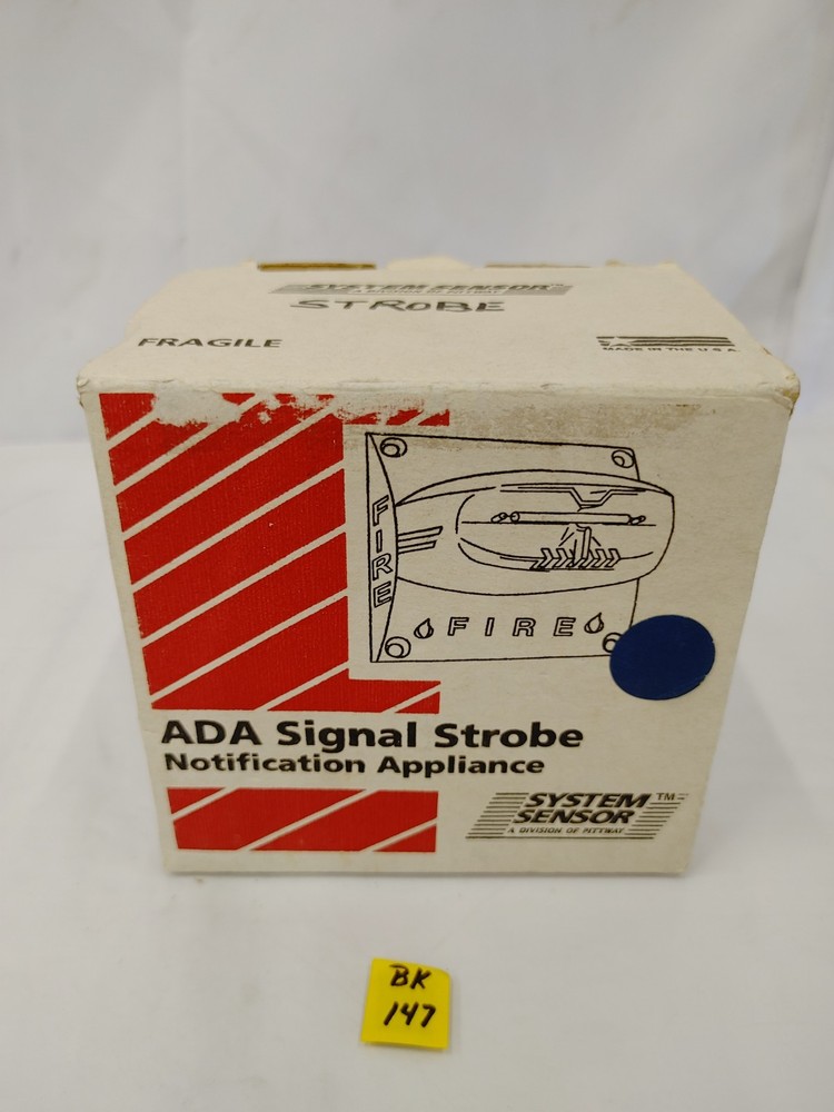 SYSTEM SENSOR RED FIRE ALARM STROBE SS2475ADA