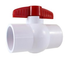 PVC COMPACT BALL VALVE – 1-1/2″ – Socket – Sanipro