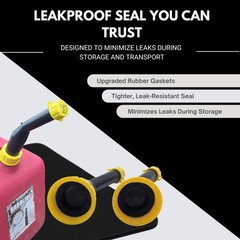Universal Gas Can Spout Replacement Kit Leakproof Nozzles & Vent Solutions