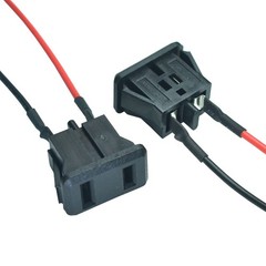 2Pcs 2 Pins US Power Socket Plug Panel 10A 125V AC Panel Mount Outlet Industr…